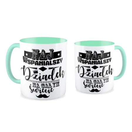 Kubek miętowy dla DZIADKA Najwspanialszy na całym świecie